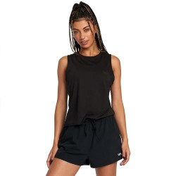 тениска,дамски,тениски,rvca,va,muscle,2,sleeveless,t,shirt,black,(black)