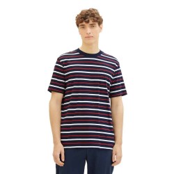 тениска,мъжки,тениски,tom,tailor,1039591,striped,short,sleeve,t,shirt,red,(navy,white,red,yd,stripe)