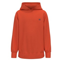 Суичър Napapijri Balis hoodie - Orange (Orange Red A00) суичър,детски,блузи,napapijri,balis,hoodie,orange,(orange,red,a00)