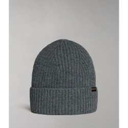 шапка,всички,шапки,napapijri,foli,3,beanie,grey,(dark,grey,mel)