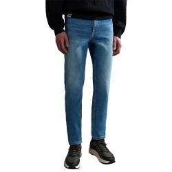 дънки,мъжки,панталони,napapijri,l,solveig,slim,jeans,blue