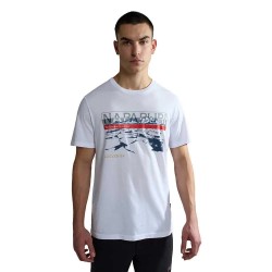 тениска,мъжки,тениски,napapijri,s,forsteri,short,sleeve,t,shirt,brightwhite,002,(white)