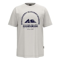тениска,мъжки,тениски,napapijri,s,freestyle,1,short,sleeve,t,shirt,white,whisper,(white)