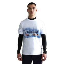 тениска,мъжки,тениски,napapijri,s,gorfou,short,sleeve,t,shirt,brightwhite,002,(white)