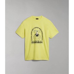 тениска,мъжки,тениски,napapijri,s,hill,1,short,sleeve,t,shirt,yellow,(yellow,limeade)