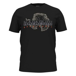 тениска,мъжки,тениски,napapijri,s,iceberg,short,sleeve,t,shirt,black,(black,041)