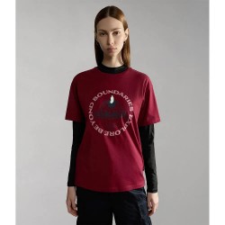 тениска,дамски,тениски,napapijri,s,montalva,short,sleeve,t,shirt,red,(vint,amaranth)