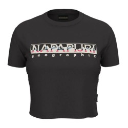 тениска,дамски,тениски,napapijri,s,rope,crop,1,short,sleeve,t,shirt,black,(black,041)