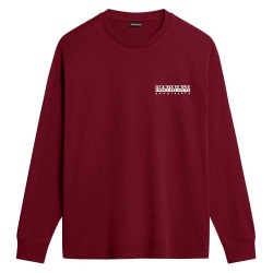 тениска,мъжки,тениски,napapijri,s,telemark,1,long,sleeve,t,shirt,vint,amaranth,(red)
