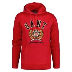 суичър,мъжки,пуловери,gant,crest,hoodie,red