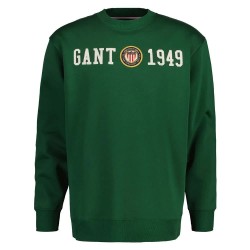 блуза,мъжки,пуловери,gant,crest,sweatshirt,forest,green,(green)
