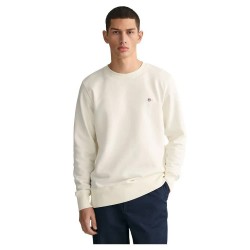блуза,мъжки,пуловери,gant,shield,regular,fit,sweatshirt,eggshell,(beige)