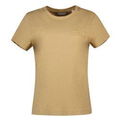 тениска,дамски,тениски,gant,reg,tonal,shield,short,sleeve,t,shirt,dark,khaki,(beige)