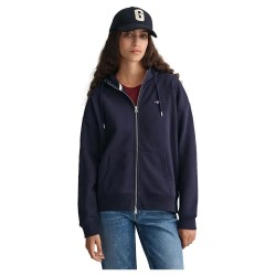 блуза,дамски,блузи,gant,rel,shield,full,zip,sweatshirt,blue