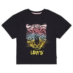 тениска,детски,тениски,levi´s,®,leopard,oversized,short,sleeve,t,shirt,black,(caviar)