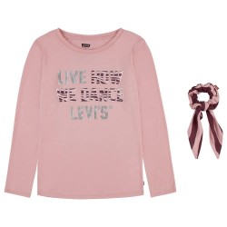 тениска,детски,тениски,levi´s,®,zebra,scrunchi,long,sleeve,t,shirt,pink,(pink,icing)