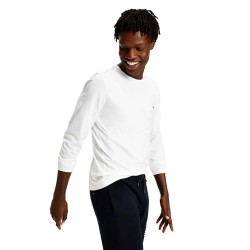 тениска,мъжки,тениски,tommy,hilfiger,logo,long,sleeve,t,shirt,white