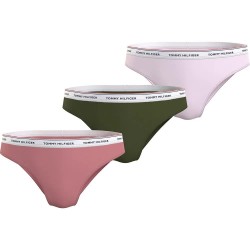 дамско,бельо,дамски,бикини,и,танкини,tommy,hilfiger,premium,essentials,panties,3,units,flora,pink,putting,green,light,pink,(multicolor)