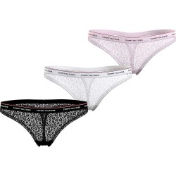 дамско,бельо,дамски,бикини,и,танкини,tommy,hilfiger,premium,essentials,thong,3,units,black,white,light,pink,(multicolor)