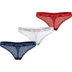 дамско,бельо,дамски,бикини,и,танкини,tommy,hilfiger,premium,essentials,thong,3,units,desert,sky,white,primary,red,(multicolor)