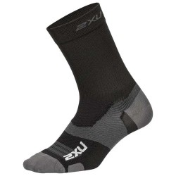 чорапи,мъжки,чорапи,2xu,vectr,light,cushion,crew,socks,black,titanium,(black)