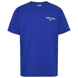 тениска,мъжки,тениски,tommy,jeans,classic,linear,back,print,short,sleeve,t,shirt,blue