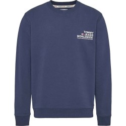 блуза,мъжки,пуловери,tommy,jeans,reg,entry,graphic,sweatshirt,blue