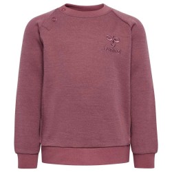 блуза,детски,блузи,hummel,wulbato,sweatshirt,pink,(rose,brown)