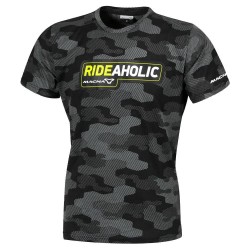 Тениска Macna Dazzle Rideaholic short sleeve T-shirt - Grey (Black / Grey / Fluo Yellow) тениска,мъжки,тениски,дамски,тениски,macna,dazzle,rideaholic,short,sleeve,t,shirt,grey,(black,grey,fluo,yellow)