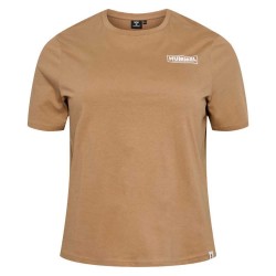 тениска,дамски,тениски,hummel,legacy,regular,plus,short,sleeve,t,shirt,tigers,eye,(brown)
