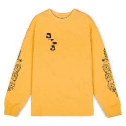 тениска,мъжки,тениски,grimey,lust,mantra,long,sleeve,t,shirt,orange