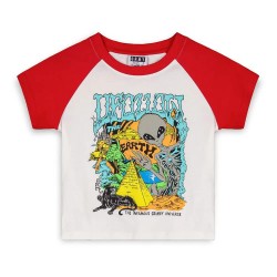 тениска,дамски,тениски,grimey,ufollow,short,sleeve,t,shirt,white,(red)