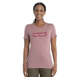 тениска,дамски,тениски,icebreaker,150,tech,lite,ii,iceb,logo,camo,merino,short,sleeve,t,shirt,crystal,(pink)