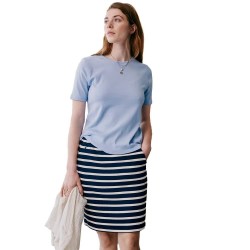 пола,дамски,поли,и,рокли,redgreen,nabila,short,skirt,navy,stripe,(blue)