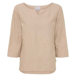 тениска,дамски,тениски,sea,ranch,corrie,3,4,sleeve,v,neck,t,shirt,oxford,tan,(beige)
