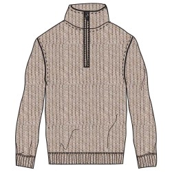 блуза,мъжки,пуловери,sea,ranch,cromwell,plus,size,high,neck,sweater,sand,melange,(beige)