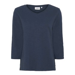 тениска,дамски,тениски,sea,ranch,kaya,3,4,sleeve,v,neck,t,shirt,insignia,blue,(blue)