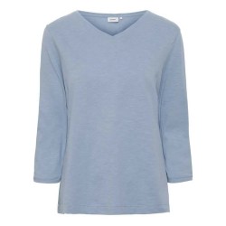 тениска,дамски,тениски,sea,ranch,kaya,3,4,sleeve,v,neck,t,shirt,mid,blue,(blue)
