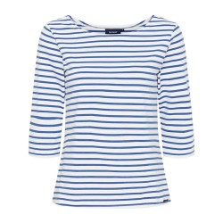 тениска,дамски,тениски,sea,ranch,marina,3,4,sleeve,t,shirt,white,federal,blue,(blue)