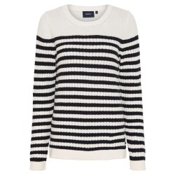 блуза,дамски,пуловери,дамски,плетени,дрехи,sea,ranch,signe,sweater,pearl,sr,navy,(white)