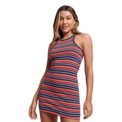 рокля,дамски,поли,и,рокли,superdry,vintage,stripe,sleeveless,short,dress,cali,coral,stripe,(multicolor)