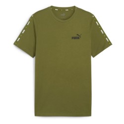 тениска,мъжки,тениски,puma,ess+,tape,short,sleeve,t,shirt,olive,green,(green)