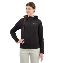 блуза,дамски,блузи,puma,evostripe,full,zip,sweatshirt,black
