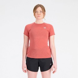 тениска,дамски,тениски,new,balance,impact,run,short,sleeve,t,shirt,orange