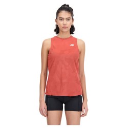 Тениска New balance Q Speed Jacquard sleeveless T-shirt - Orange (Astro Dust) тениска,дамски,тениски,new,balance,q,speed,jacquard,sleeveless,t,shirt,orange,(astro,dust)