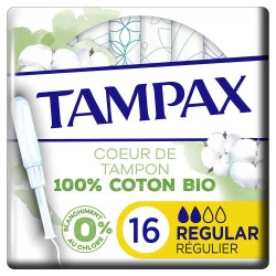 хигиена,тяло,tampax,regular,organic,tampons,16,units,clear,(multicolor)