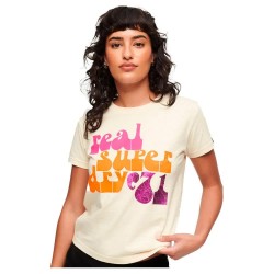 тениска,дамски,тениски,superdry,70´s,retro,font,graphic,short,sleeve,t,shirt,oatmeal,white,(white)