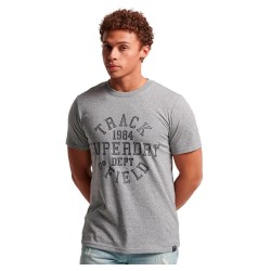 тениска,мъжки,тениски,superdry,athletic,college,graphic,short,sleeve,t,shirt,vintage,grey,fleck,marl,(grey)