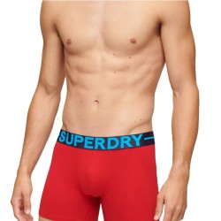 боксерки,мъжко,бельо,superdry,boxers,2,units,rouge,red,(red)