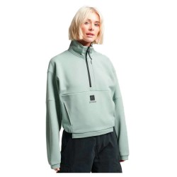 блуза,дамски,блузи,superdry,code,tech,half,zip,sweatshirt,light,jade,green,(green)